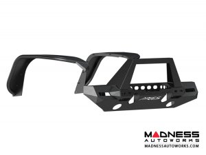 Jeep Wrangler JL Trailchaser Front Aluminum Bumper w/ Aluminum Fender Flares - Option 9 - Aluminum